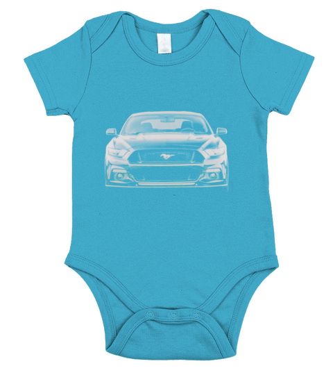 Ford Mustang Short Sleeve Baby One-Piece