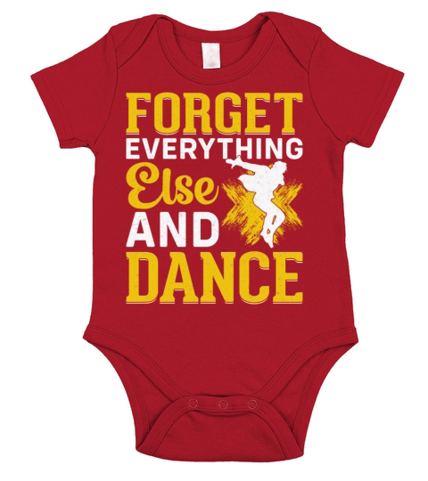 Forget Everything Else and Dance - Breakdance Short Sleeve Baby One-Piece