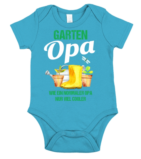 Garden Grandpa Funny Quote Gift Men Short Sleeve Baby One-Piece