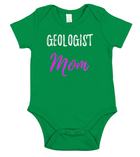 Geologist Mom T-Shirt Funny Geology Mother Gift Idea Short Sleeve Baby One-Piece
