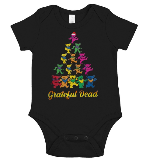 Grateful dead bears shirt Short Sleeve Baby One-Piece