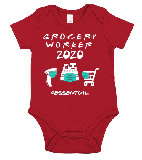 Grocery Worker 2020 Essential Shirt Short Sleeve Baby One-Piece