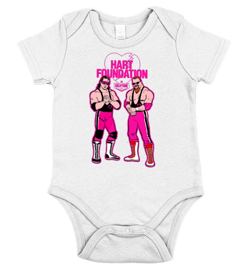 Hart Foundation Hall Of Fame - Coffee Mug (colored) Short Sleeve Baby One-Piece