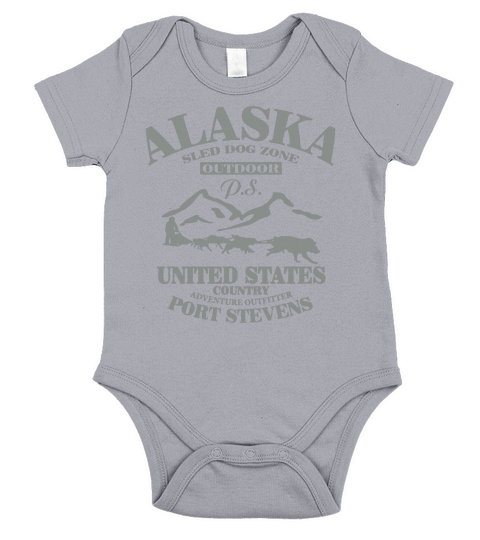 Husky - dog sled - Yukon Quest - Alaska  Womens T-Shirts Short Sleeve Baby One-Piece
