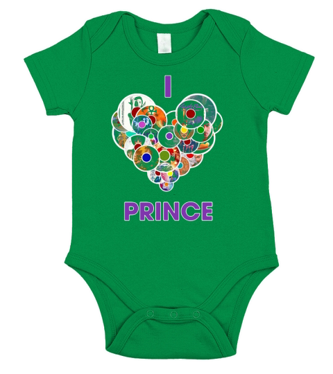 I love prince CD shirt Short Sleeve Baby One-Piece