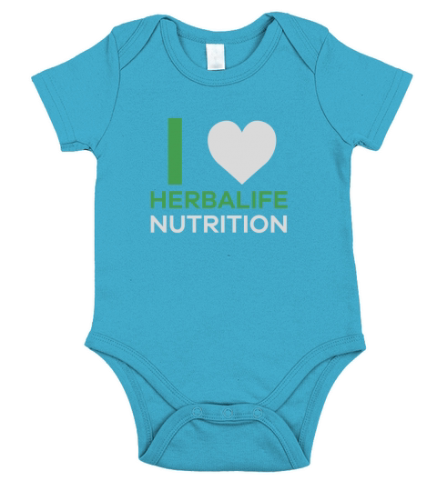 j&#39;aime la nutrition d&#39;herbalife t-shirt Short Sleeve Baby One-Piece