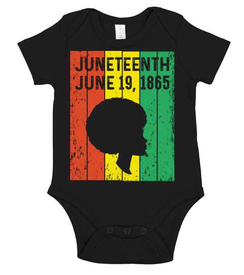 Juneteenth June 19th 1865 Ancestors Short Sleeve Baby One-Piece