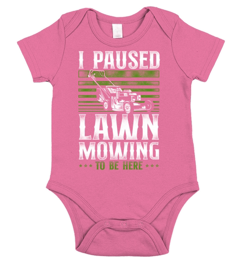 Lawn Mower Mowing Dad Father Short Sleeve Baby One-Piece