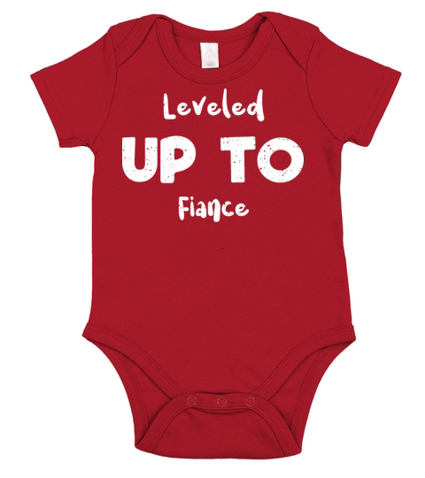 Leveled Up To Fiance - Marriage Short Sleeve Baby One-Piece