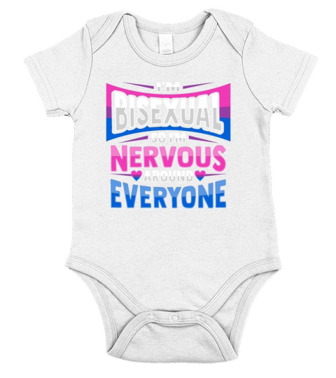 LGBT Queer Design for a Bisexual Short Sleeve Baby One-Piece
