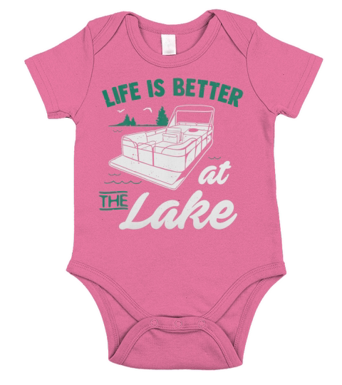 Life Is Better At The Lake Short Sleeve Baby One-Piece