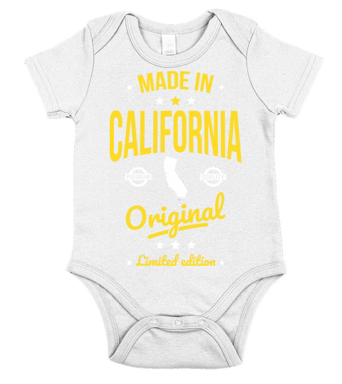 Made in California - Original - Limited edition Short Sleeve Baby One-Piece