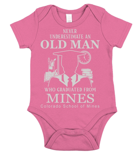 Man graduated from Colorado School of Mines Short Sleeve Baby One-Piece