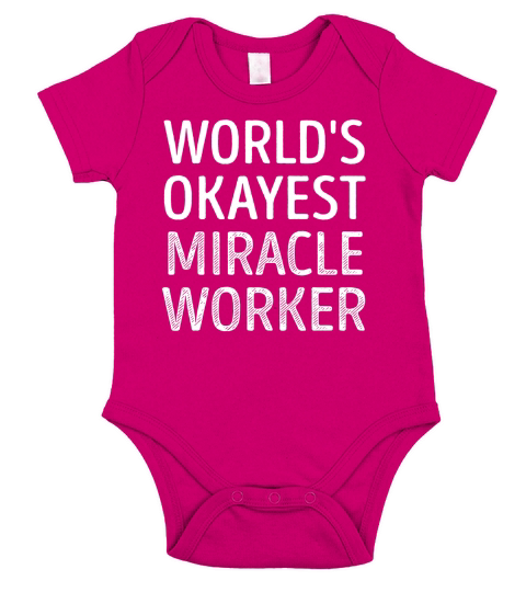 Miracle Worker Short Sleeve Baby One-Piece