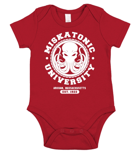 MISKATONIC UNIVERSITY Short Sleeve Baby One-Piece
