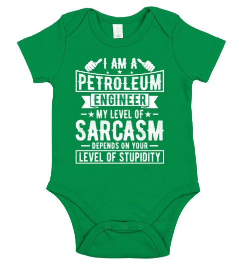 Petroleum Engineer - Funny Oil Engineering Short Sleeve Baby One-Piece