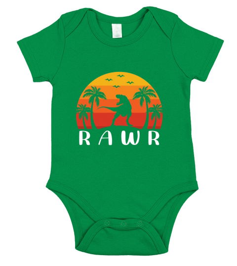 Rawr Short Sleeve Baby One-Piece