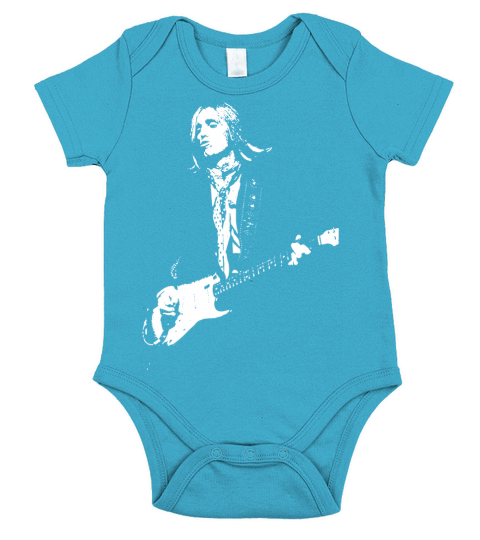 RIP Tom Petty On Stage Pout Short Sleeve Baby One-Piece