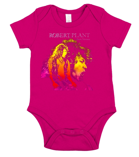 Robert Plant Tshirt Short Sleeve Baby One-Piece