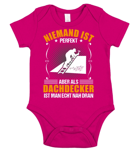 Roofer Profession Funny Quote Gift Short Sleeve Baby One-Piece