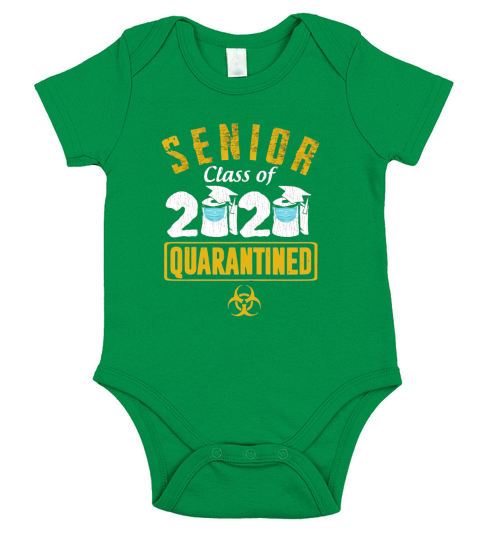 Senior Class of 2020 Quarantine Graduation Short Sleeve Baby One-Piece