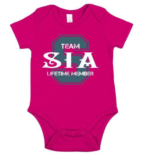 SIA Shirts - Team SIA Lifetime Member Name Shirts Short Sleeve Baby One-Piece