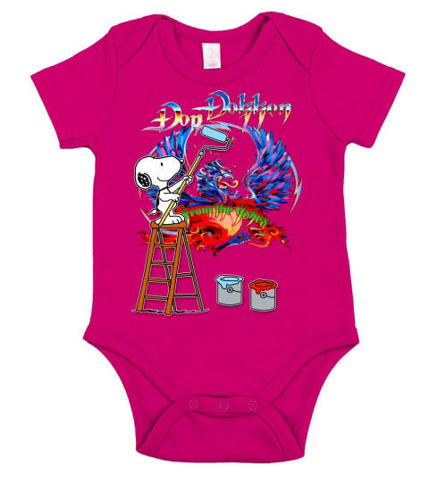 Snoopy Don Dokken - Baby Onesie Short Sleeve Baby One-Piece