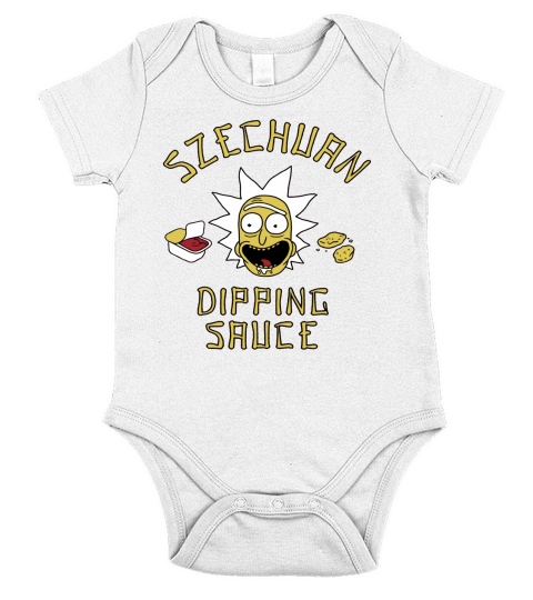 SZECHUAN DIPPING SAUCE SHIRT Short Sleeve Baby One-Piece