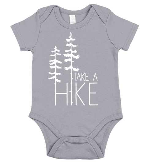 Take A Hike Retro Hiker Outdoors Camping Nature Hi Short Sleeve Baby One-Piece