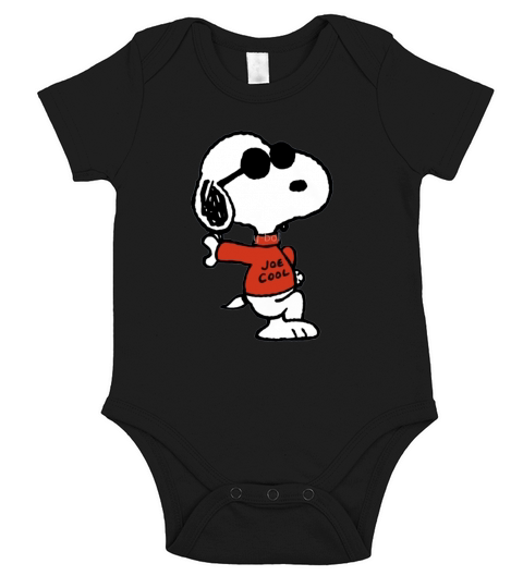 The Peanuts - Snoopy Joe Cool - T Shirt Short Sleeve Baby One-Piece