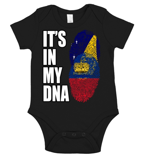Tokelauan And Liechtensteiner Mix Heritage DNA Fla Short Sleeve Baby One-Piece
