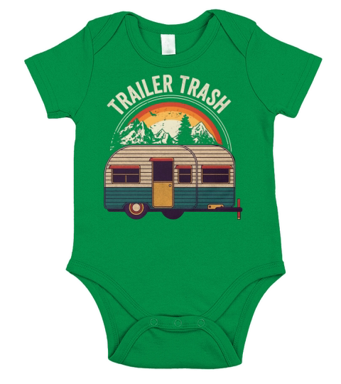 Trailer Trash Short Sleeve Baby One-Piece