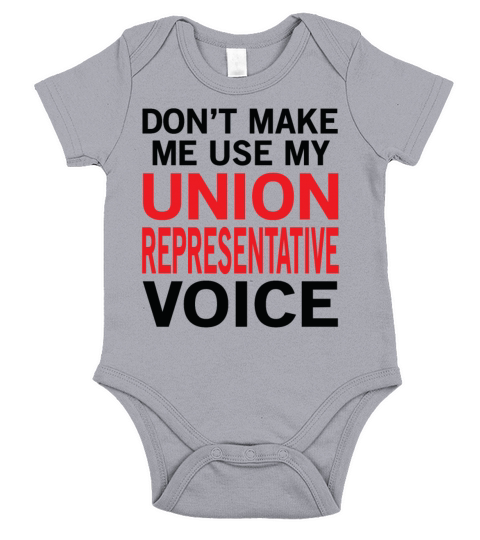 Union Representative Voice Short Sleeve Baby One-Piece