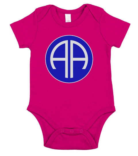 US Army   82nd Airborne Division Logo Short Sleeve Baby One-Piece