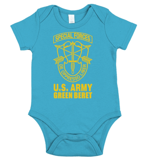 US Army Green Beret Special Forces T-Shirt Short Sleeve Baby One-Piece