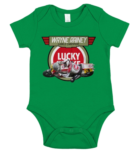 Wayne Rainey  World Champion Short Sleeve Baby One-Piece