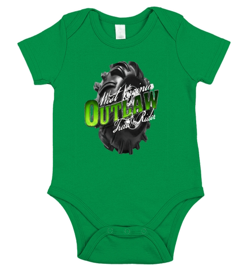 Wv outlaw trail rider Short Sleeve Baby One-Piece