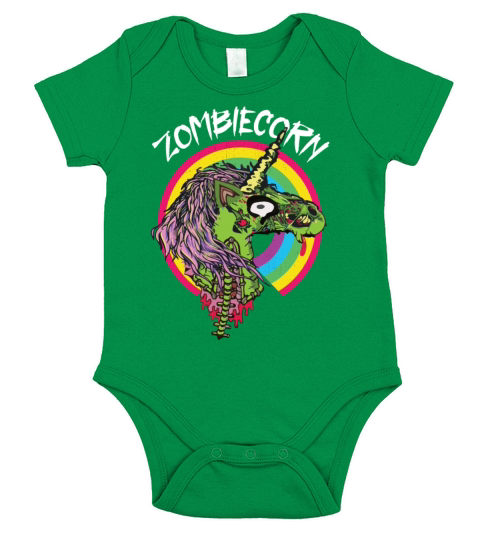 Zombie corn Short Sleeve Baby One-Piece