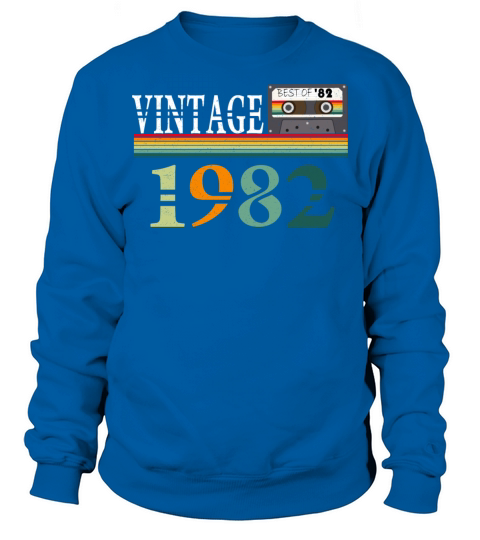 1982 Vintage Vintage Retro Birthday Gift Sweatshirt Unisex