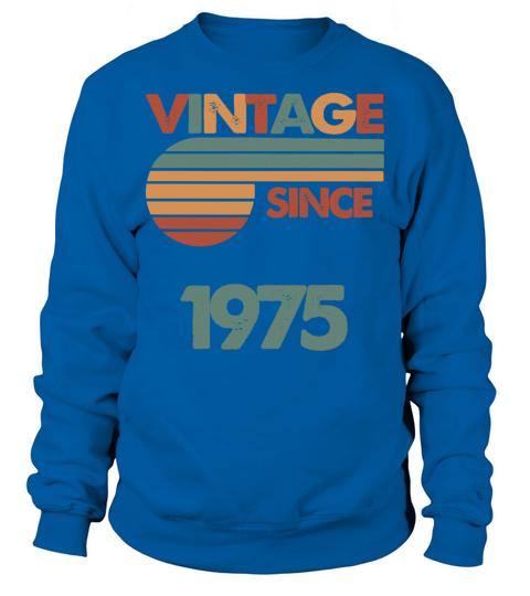 47th Vintage Birthday 1975 Sweatshirt Unisex