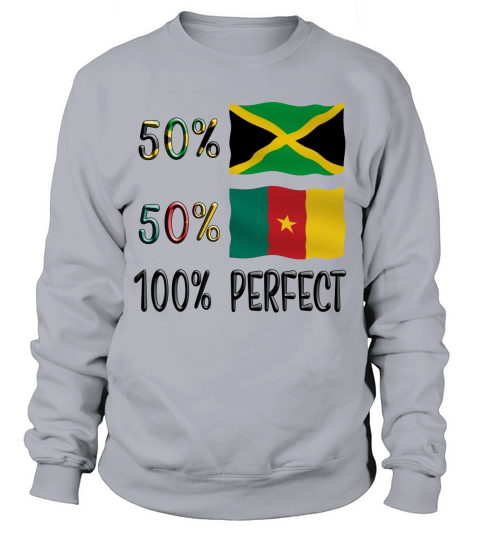 50 Jamaica 50 Cameroon 100 Perfect Sweatshirt Unisex