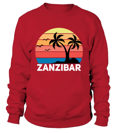 Cool retro vintage Zanzibar design Sweatshirt Unisex
