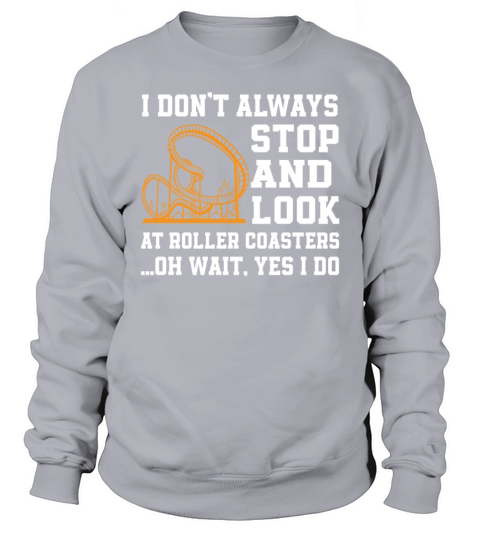 Funny Roller Coaster Quote Sweatshirt Unisex