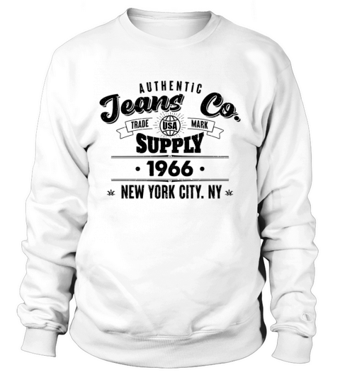 New York City Born In 1966 Vintage Birthday Sweatshirt Unisex
