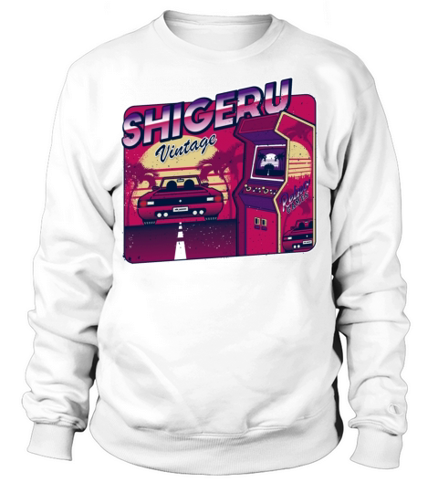 Shigeru Funny Personalized Vintage Gamer 80s 90s Sweatshirt Unisex