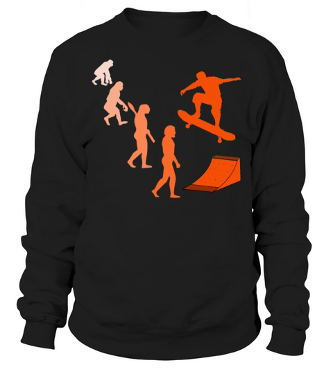 Skating Board Skate Skater Evolution Skateboard Sweatshirt Unisex