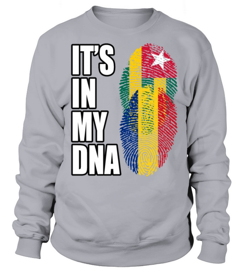 Togolese And Romanian Mix Heritage DNA Flag Sweatshirt Unisex
