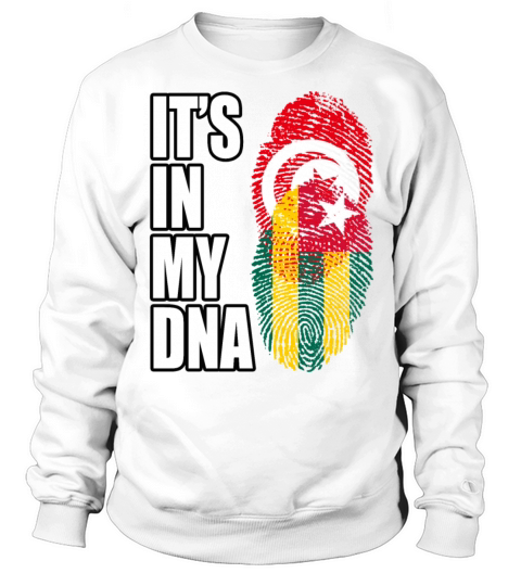 Tunisian And Togolese Mix Heritage DNA Flag Sweatshirt Unisex