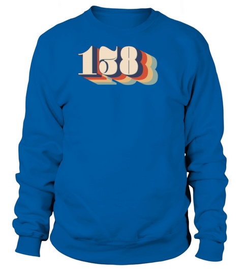 Vintage 138 retro number birthday Sweatshirt Unisex