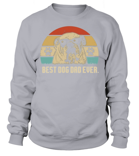 Vintage Best English Bulldog Dad Ever Fathers Day Gift Shirt Sweatshirt Unisex